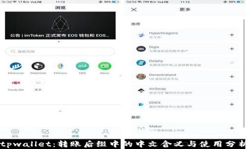 
tpwallet：转账后缀中的中文含义与使用分析
